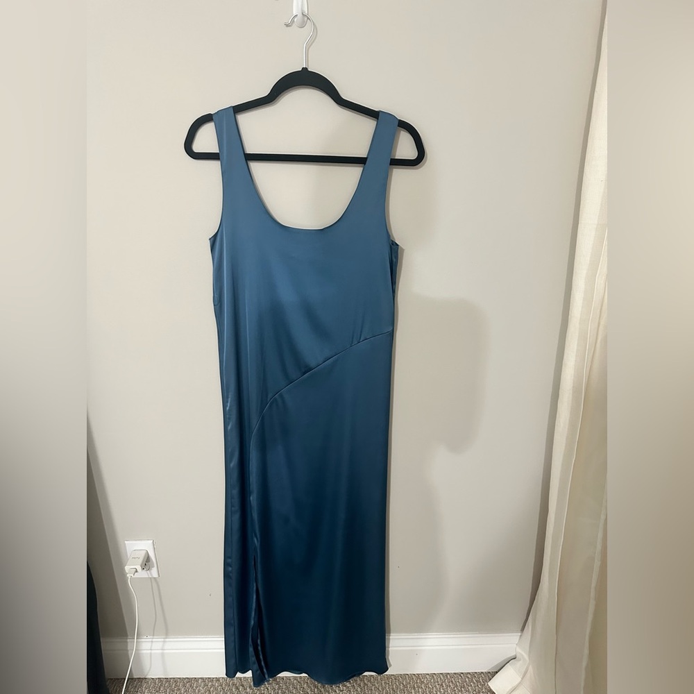 Zara blue maxi dress